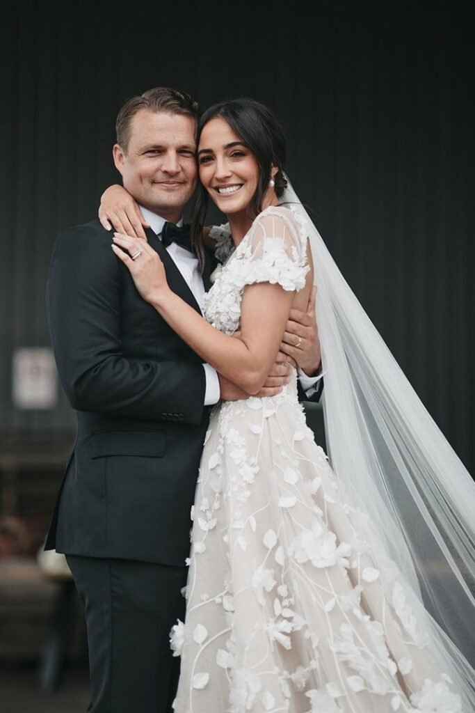 Abbey and Ben tied the knot at Lot 100 in the Adelaide Hills