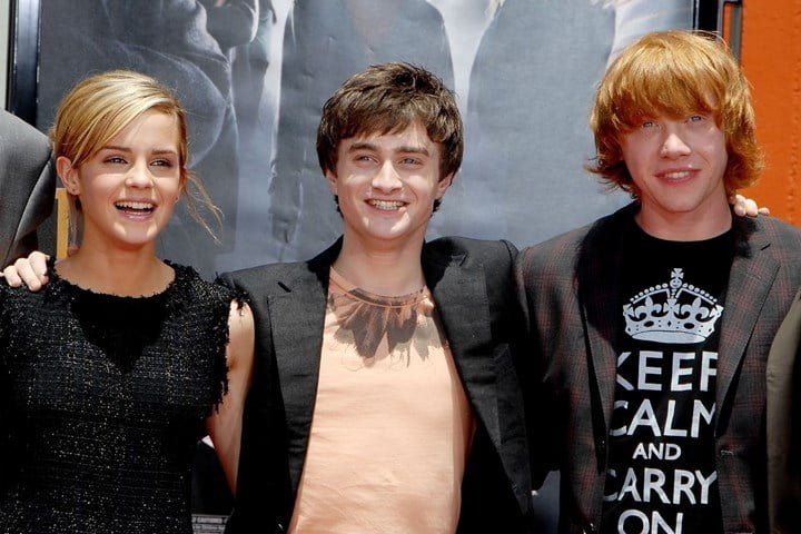 Emma, Daniel and Rupert returned to Hogwarts 